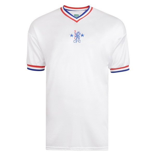 Camiseta Chelsea Tercera equipo Retro 1982 Blanco